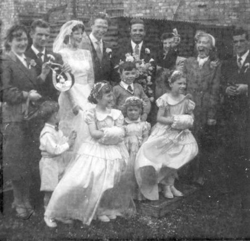 Marie's wedding to Ray Sowter 1955